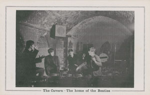 Lot #5241  Beatles 1963 Cavern Club Promo Card - Image 1