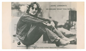 Lot #5257 John Lennon 1974 Apple Promo Leaflet - Image 2