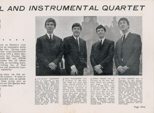 Lot #5242  Beatles 1963 Scottish Tour Program - Image 3