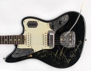Lot #5497 Stevie Ray Vaughan Signed Guitar - Image 1