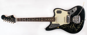 Lot #5497 Stevie Ray Vaughan Signed Guitar - Image 2