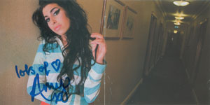 Lot #5521 Amy Winehouse Signed CD Booklet - Image 1