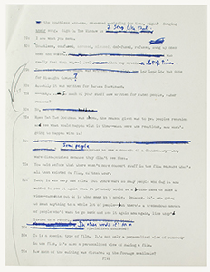 Lot #5034 Bob Dylan Hand-Annotated 1971 Interview Transcript (Day #3, First Correction) - Image 7