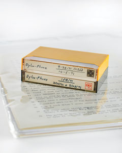 Lot #5030 Bob Dylan 1971 Telephone Call Archive - Image 1
