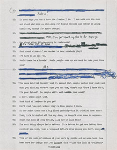 Lot #5033 Bob Dylan Hand-Annotated 1971 Interview Transcript (Tape #2, Second Correction) - Image 4