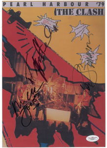 Lot #5493 The Clash Signed Photograph - Image 1
