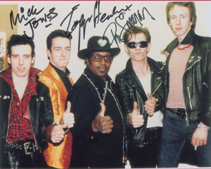Lot #5494 The Clash Signed Photograph - Image 1
