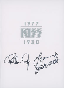 Lot #5463  KISS: Simmons and Stanley Signed Books - Image 2