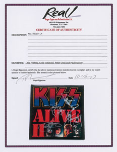 Lot #5453  KISS Signed Album - Image 2