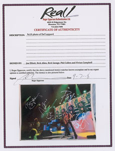 Lot #5499  Def Leppard Signed Photograph - Image 2