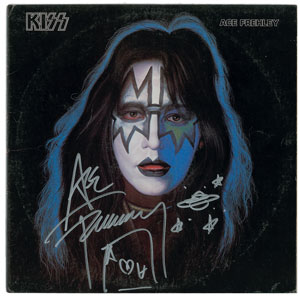 Lot #5462  KISS Signed Solo Albums