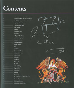Lot #5360  Queen: May and Taylor Signed Book - Image 2