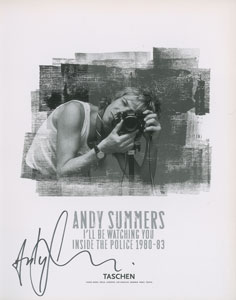 Lot #5469 The Police: Andy Summers Signed Book - Image 2