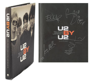 Lot #5508  U2 Signed Book
