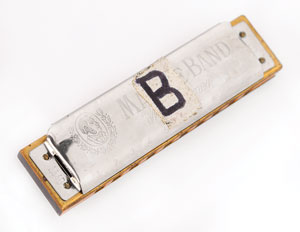 Lot #5280 Bob Dylan's Stage-Used Harmonica - Image 1