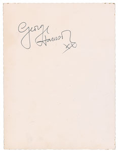 Lot #5210 George Harrison Signed Photograph - Image 2