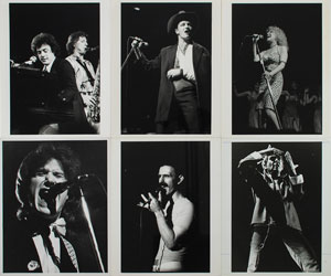 Lot #5473  Rock Musicians (6) Original Photographs - Image 1