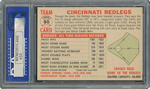 Lot #1107  1956 Topps #90 Redlegs Team (Dated) - PSA NM-MT 8 - Six Higher! - Image 2