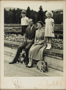 Lot #204  Queen Elizabeth II and Prince Philip - Image 1