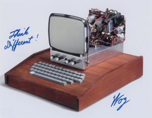 Lot #217  Apple: Steve Wozniak - Image 1