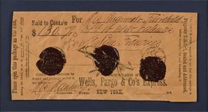 Lot #308 Henry Wells and James Fargo - Image 3