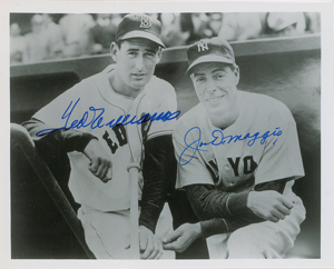 Lot #1134 Joe DiMaggio and Ted Williams