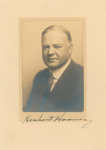 Lot #77 Herbert Hoover - Image 1