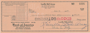 Lot #925 Lucille Ball and Desi Arnaz