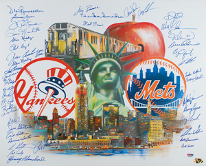 Lot #1153  NY Mets and Yankees