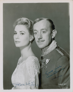 Lot #975 Grace Kelly and Alec Guinness - Image 1
