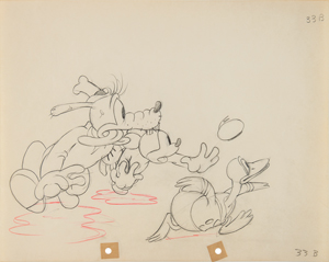 Lot #669  Mickey Mouse, Donald Duck, and Goofy