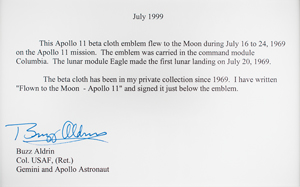 Lot #418 Buzz Aldrin - Image 2