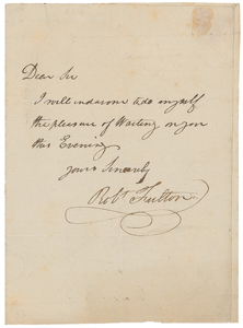 Lot #181 Robert Fulton - Image 1