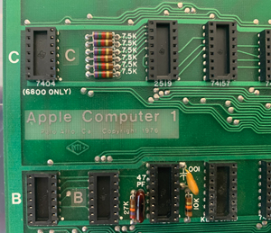 Lot #6001  Apple-1 Computer with Original Box Signed by Steve Wozniak - Image 3