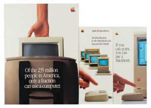 Lot #6019  Apple II and Macintosh Promotional Items