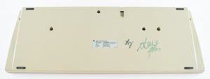 Lot #6003 Steve Jobs and Steve Wozniak Signed 'Battleship' Keyboard - Image 2