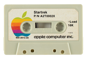Lot #6018  Apple-Produced 1978 Star Wars Game Cassette - Image 1