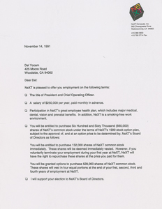 Lot #6002 Steve Jobs Typed Letter Signed - Image 2