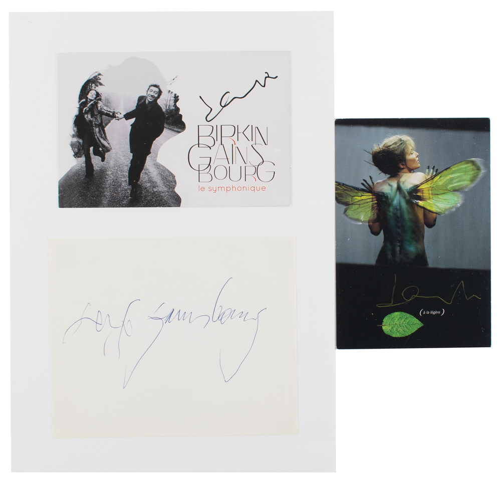 Lot #613 Serge Gainsbourg and Jane Birkin