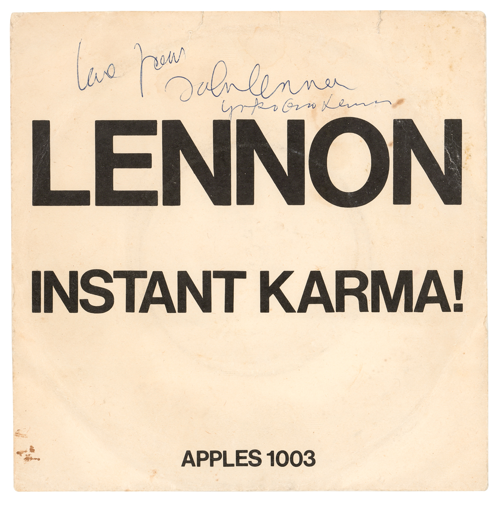 Lot #580  Beatles: Lennon and Ono