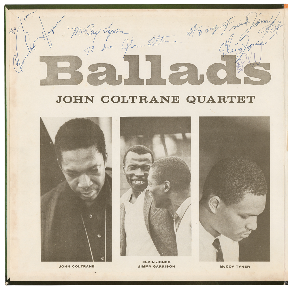 Lot #565 John Coltrane