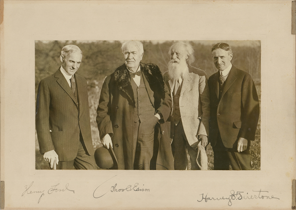 Lot #150 Thomas Edison, Henry Ford, and Harvey Firestone
