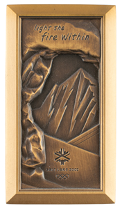 Lot #856  Salt Lake City 2002 Winter Olympics Bronze Participation Medal - Image 2