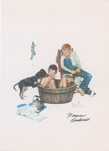 Lot #479 Norman Rockwell