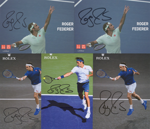 Lot #847 Roger Federer