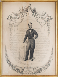 Lot #40 Abraham Lincoln: Emancipation Proclamation