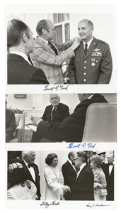 Lot #89 Gerald Ford, Betty Ford, and Harry A. Blackmun - Image 1