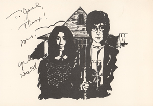 Lot #626  Beatles: Yoko Ono