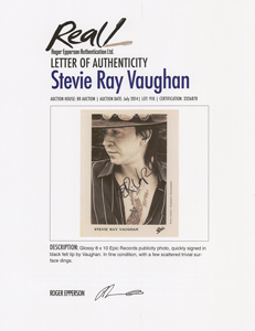 Lot #672 Stevie Ray Vaughan - Image 2