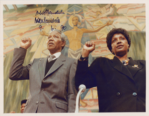Lot #26 Nelson and Winnie Mandela - Image 1